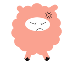 my name pink sheep sticker #2462718