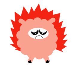 my name pink sheep sticker #2462719