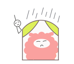my name pink sheep sticker #2462721
