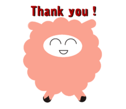my name pink sheep sticker #2462726