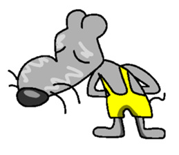 Dodah the funny mouse sticker #2463010