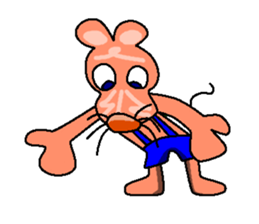 Dodah the funny mouse sticker #2463019