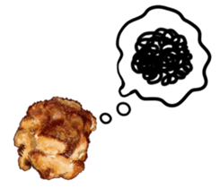 fried chicken 2 sticker #2463694