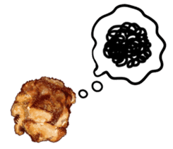 fried chicken 2 sticker #2463694