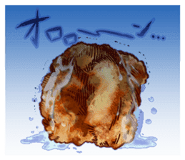 fried chicken 2 sticker #2463700
