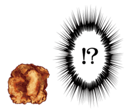 fried chicken 2 sticker #2463701