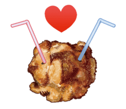 fried chicken 2 sticker #2463707
