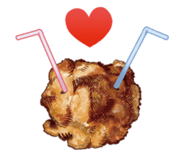 fried chicken 2 sticker #2463707