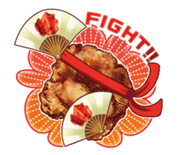 fried chicken 2 sticker #2463719