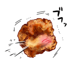 fried chicken 2 sticker #2463724