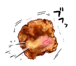 fried chicken 2 sticker #2463724