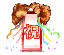 fried chicken 2 sticker #2463725