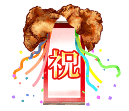 fried chicken 2 sticker #2463725