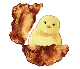 fried chicken 2 sticker #2463727