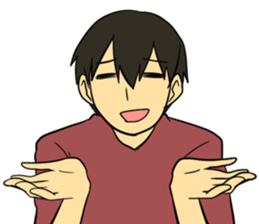 Embrace life a boy sticker #2463780