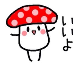Mushrooms Kinoko sticker #2463976