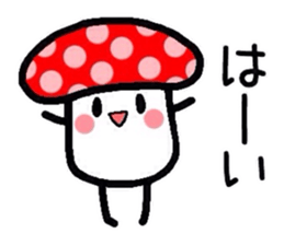 Mushrooms Kinoko sticker #2463978