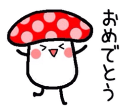 Mushrooms Kinoko sticker #2463982