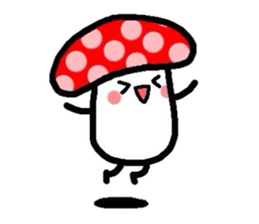 Mushrooms Kinoko sticker #2463984