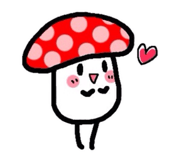 Mushrooms Kinoko sticker #2463988