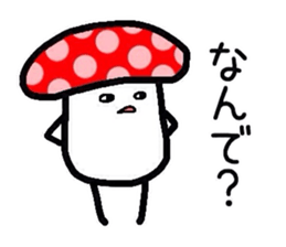 Mushrooms Kinoko sticker #2463996