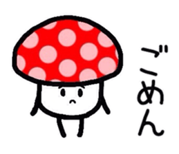 Mushrooms Kinoko sticker #2464000