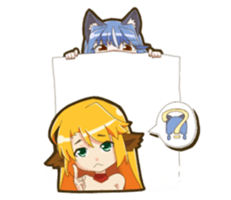 Cat ear MI CO sticker #2464027