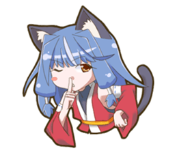 Cat ear MI CO sticker #2464033