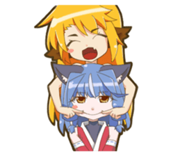 Cat ear MI CO sticker #2464035