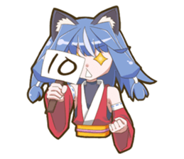 Cat ear MI CO sticker #2464046