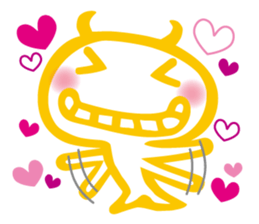 Funny monsters trio sticker #2464373