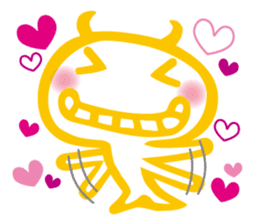 Funny monsters trio sticker #2464373
