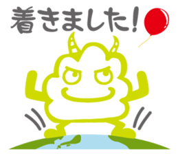 Funny monsters trio sticker #2464379