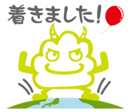 Funny monsters trio sticker #2464379