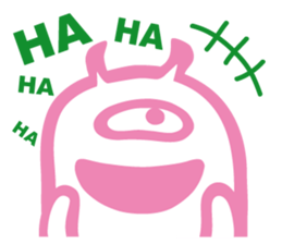 Funny monsters trio sticker #2464380