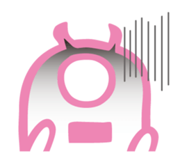 Funny monsters trio sticker #2464381