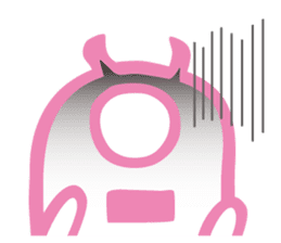 Funny monsters trio sticker #2464381
