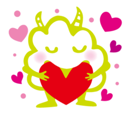 Funny monsters trio sticker #2464389