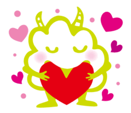 Funny monsters trio sticker #2464389