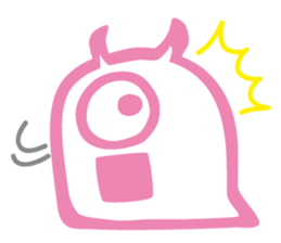 Funny monsters trio sticker #2464393