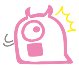 Funny monsters trio sticker #2464393