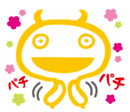 Funny monsters trio sticker #2464396