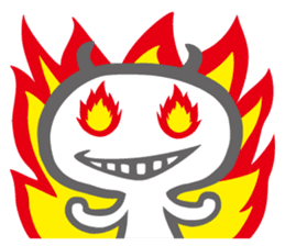 Funny monsters trio sticker #2464398