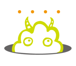 Funny monsters trio sticker #2464401