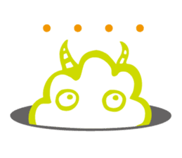 Funny monsters trio sticker #2464401