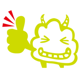 Funny monsters trio sticker #2464403