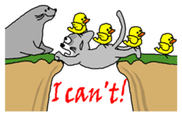 A calm day of Sloppi (English ver.) sticker #2464469