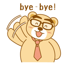 Bear businessman KUMATA sticker #2464702