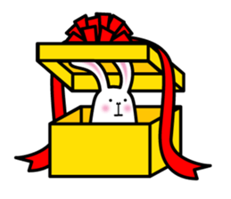 A living thing like a rabbit. sticker #2465809