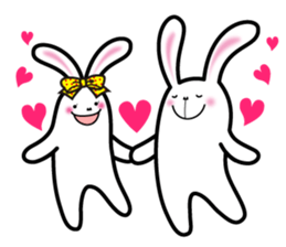 A living thing like a rabbit. sticker #2465816